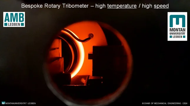Hochtemperaturtribometers für Walzwerksanwendungen